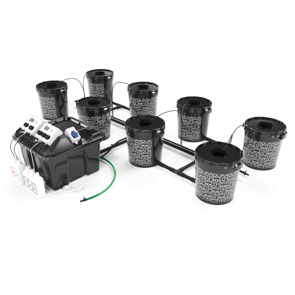 АкваПот E-MODE® 8 Гидропонная система с растворным баком (RWT), 290 л, 8 растений