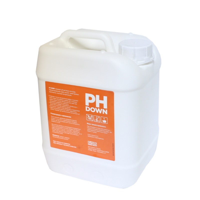 E-MODE® pH- (pH Down) Регулятор для понижения уровня pH 5 л