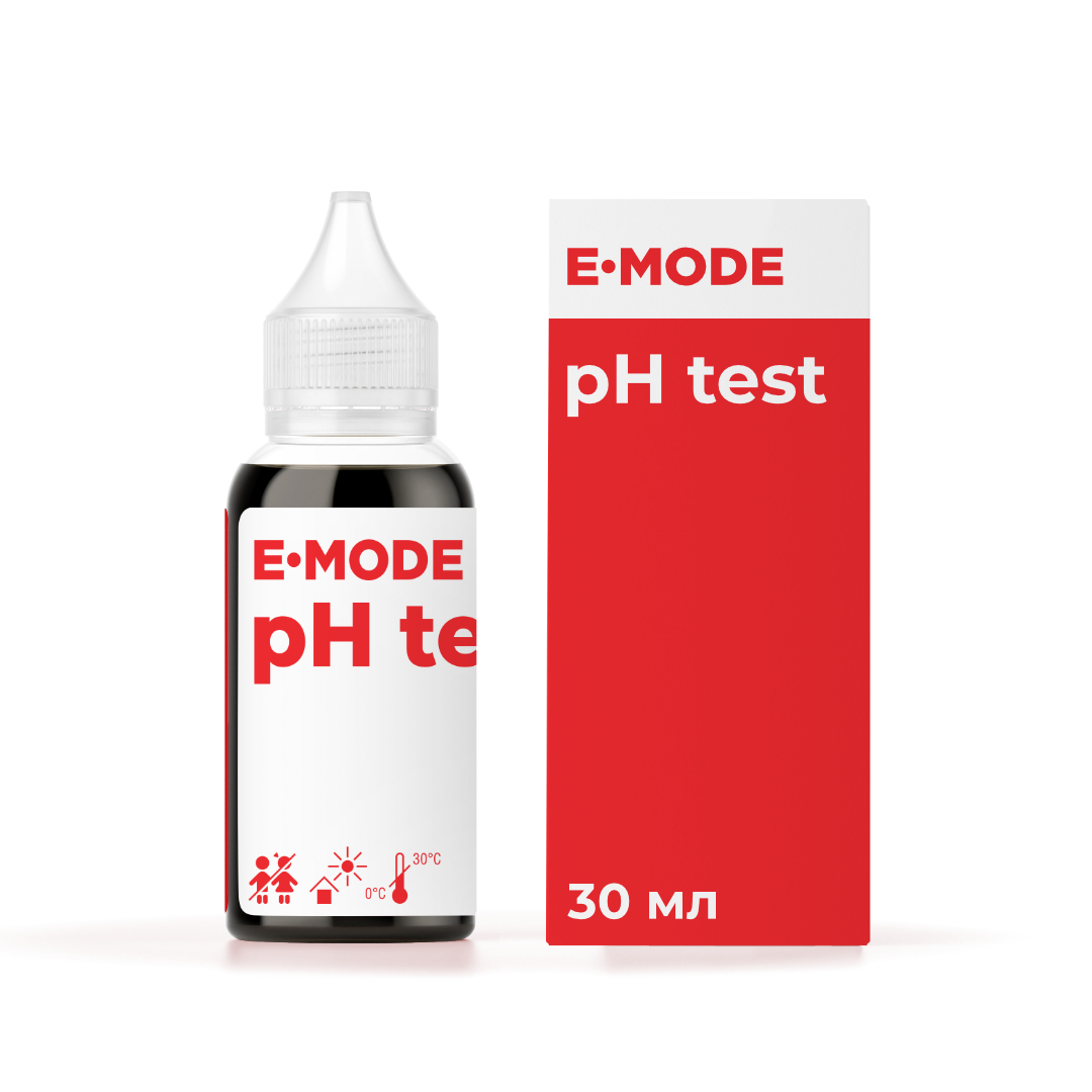 Жидкий индикатор рН «pH-тест» (pH-test) E-MODE® 30 мл