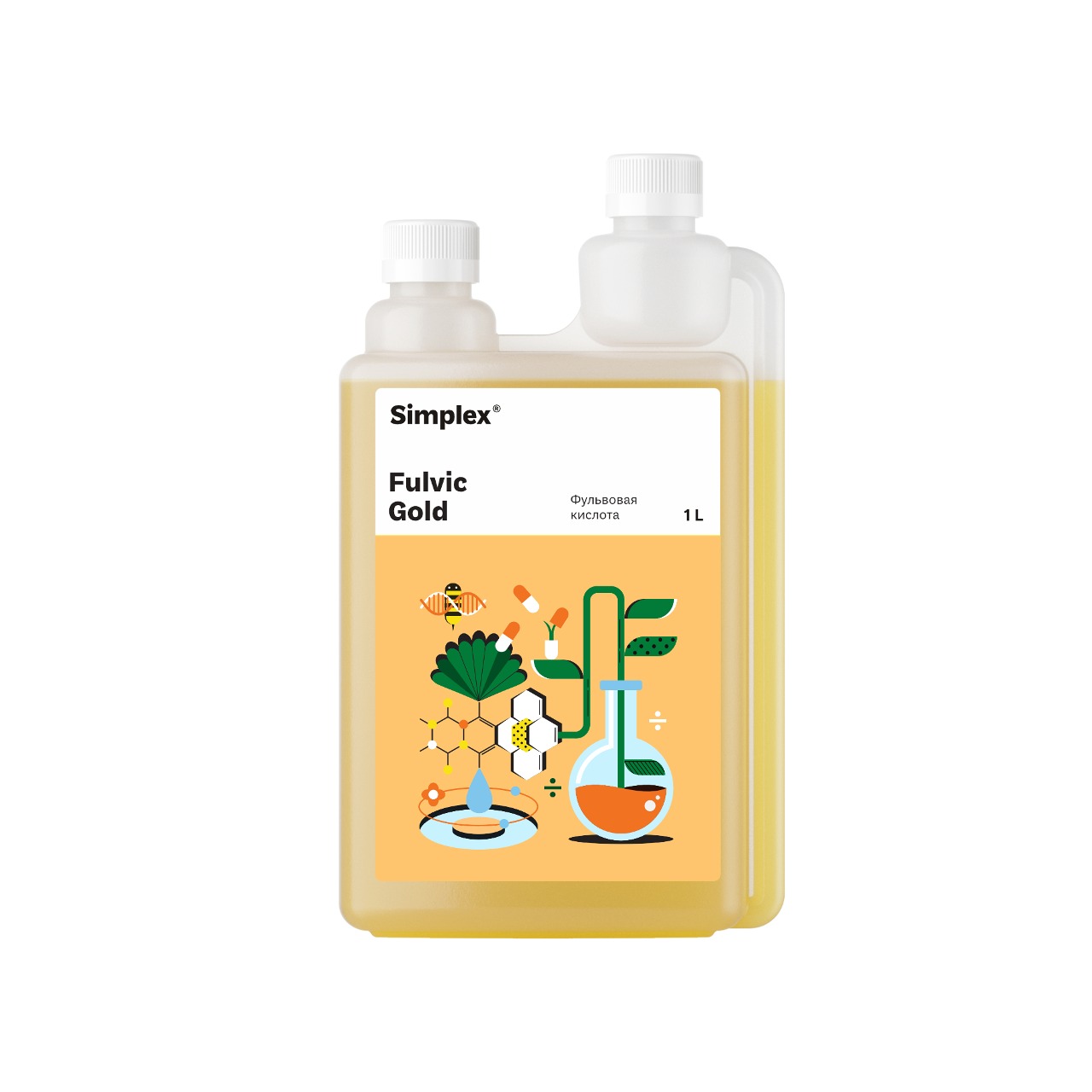 Simplex® ФульвикГолд (FulvicGold) 1 л Экстракт фульвокислот