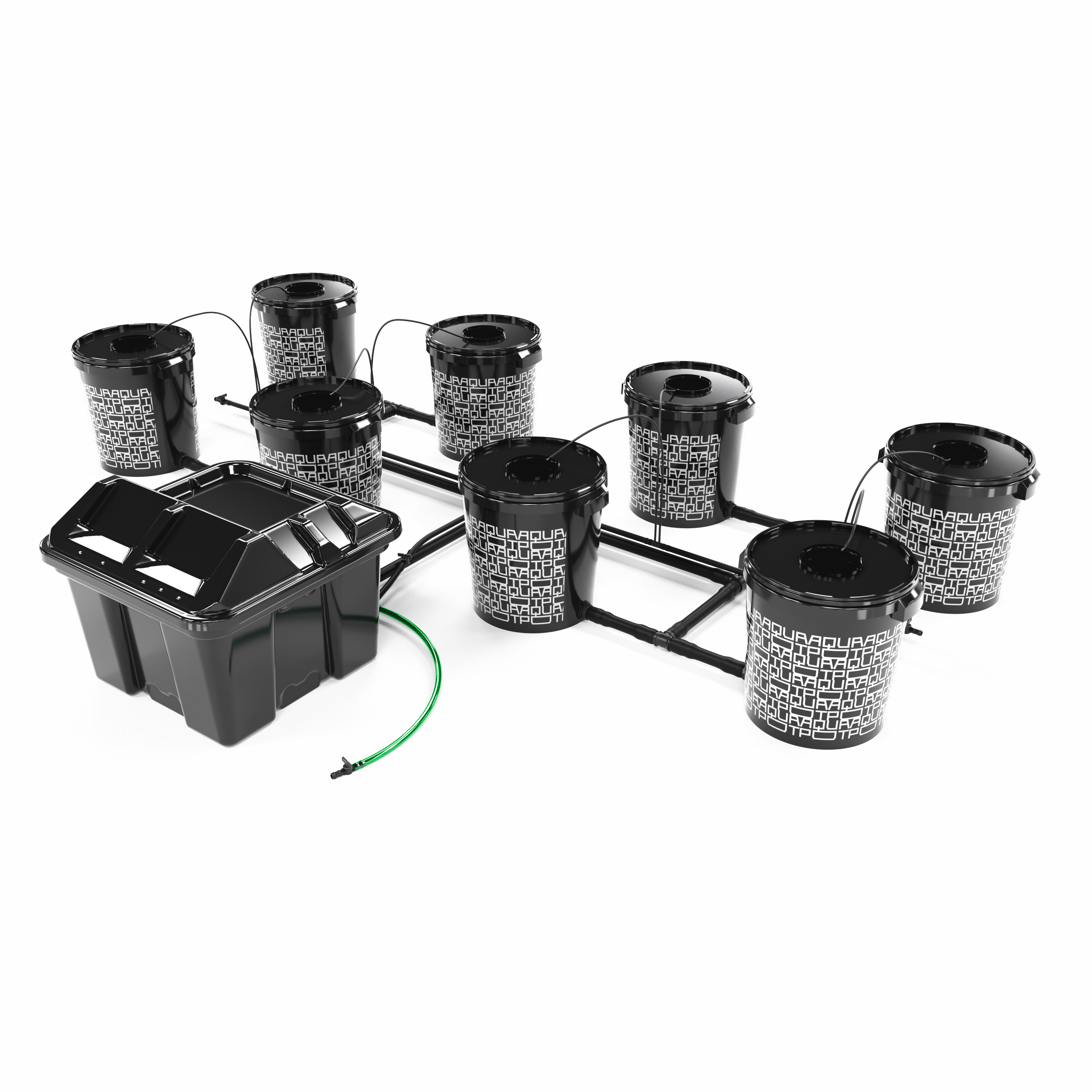 АкваПот E-MODE® 8 Гидропонная система с растворным баком (RWT), 290 л, 8 растений