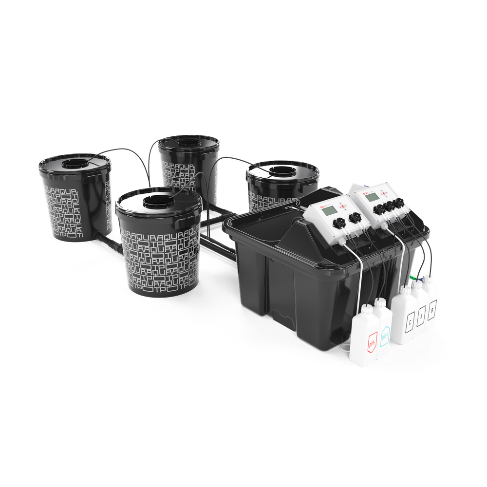АкваПот E-MODE® 4 Гидропонная система с растворным баком (RWT), 170 л, 4 растения