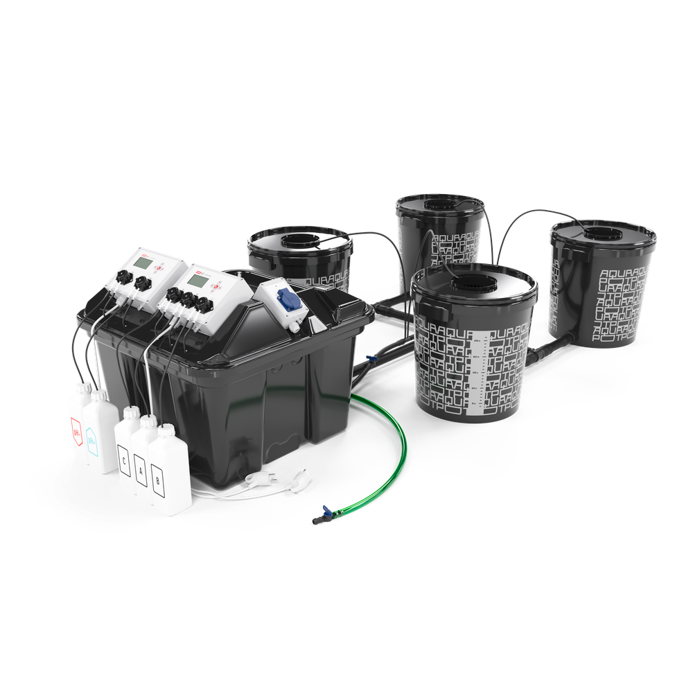 АкваПот E-MODE® 4 Гидропонная система с растворным баком (RWT), 170 л, 4 растения