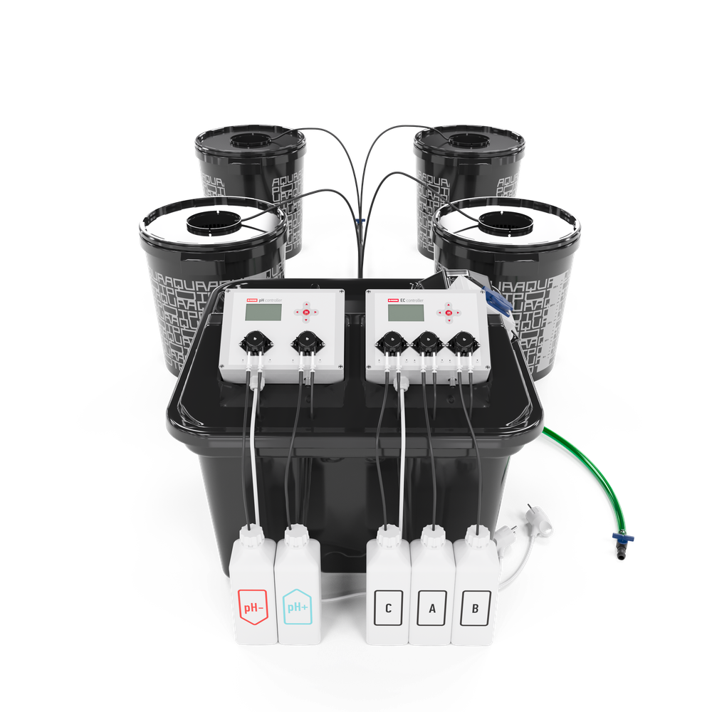 АкваПот E-MODE® 4 Гидропонная система с растворным баком (RWT), 170 л, 4 растения