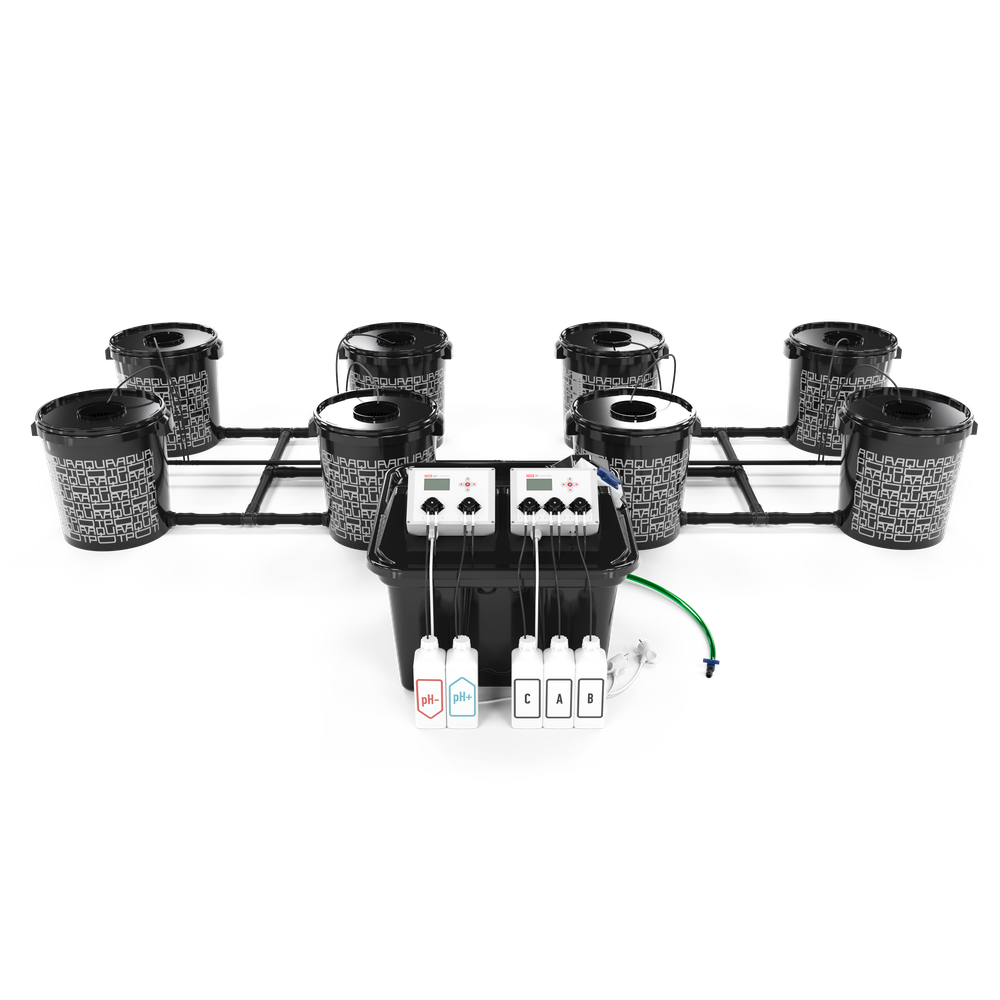 АкваПот E-MODE® 8 Гидропонная система с растворным баком (RWT), 290 л, 8 растений