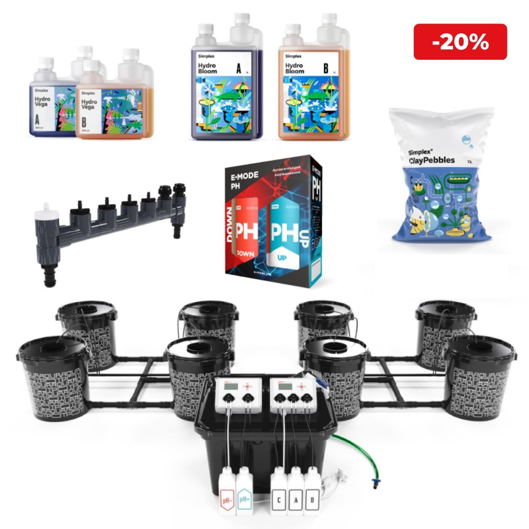 Комплект автоматизации "АкваПот E-MODE® 8 с питанием Simplex®"