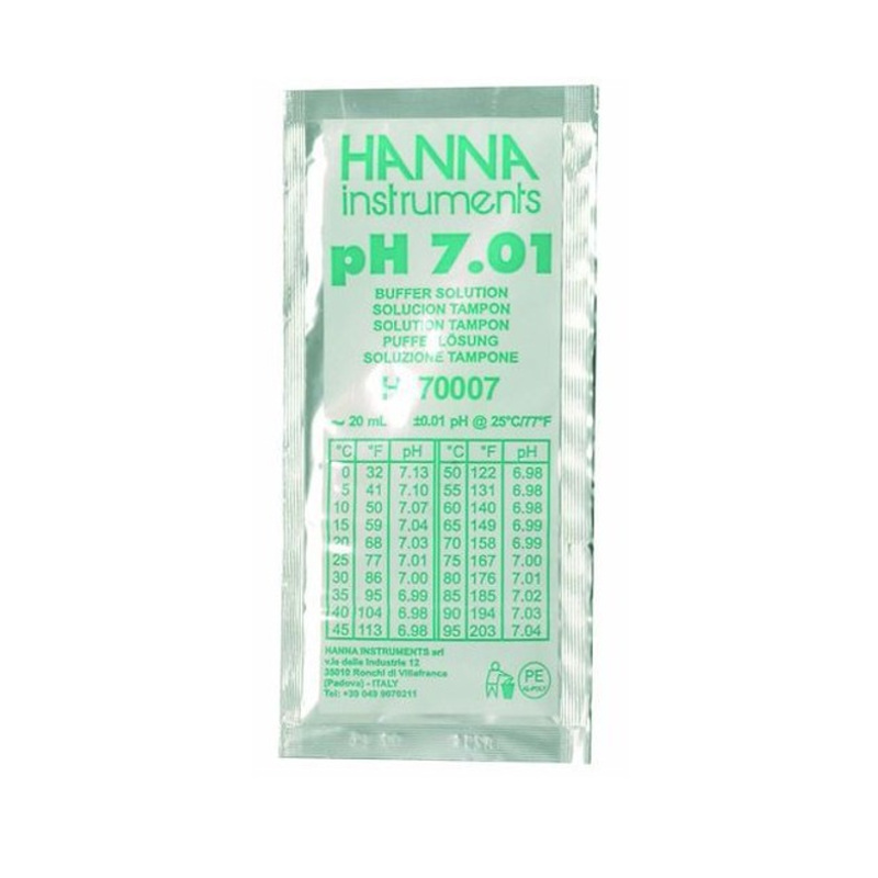 Калибровочный раствор pH 7,01 Hanna 20 мл
