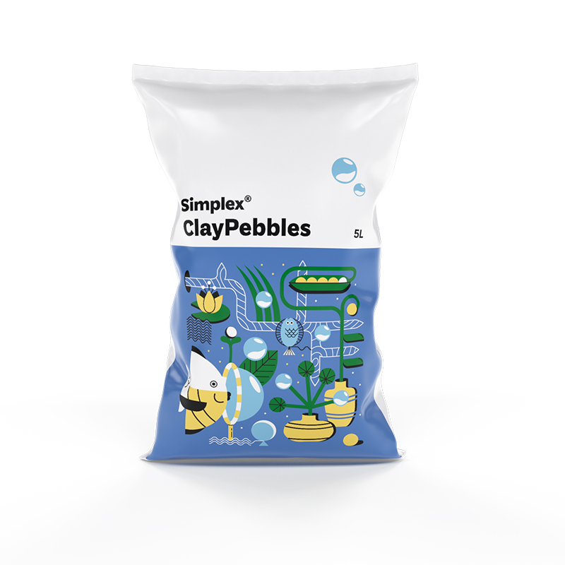 Simplex® КлэйПебблс (ClayPebbles) 5 л Керамзит фракция ⌀8-16