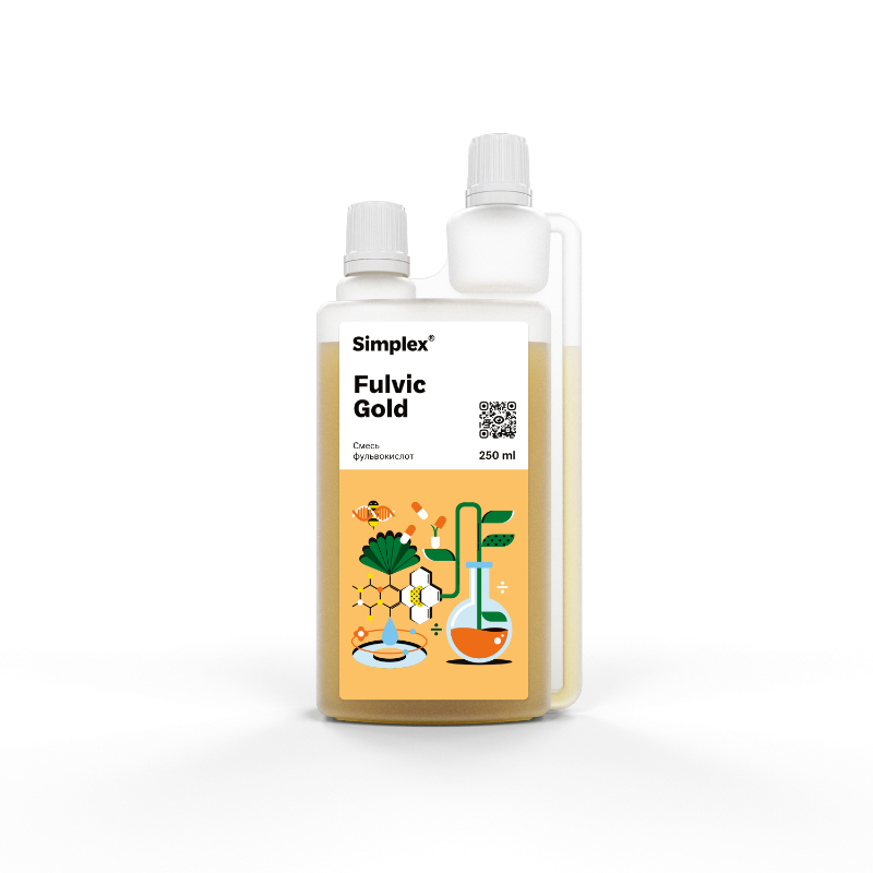 Simplex® ФульвикГолд (FulvicGold) 0,25 л Экстракт фульвокислот